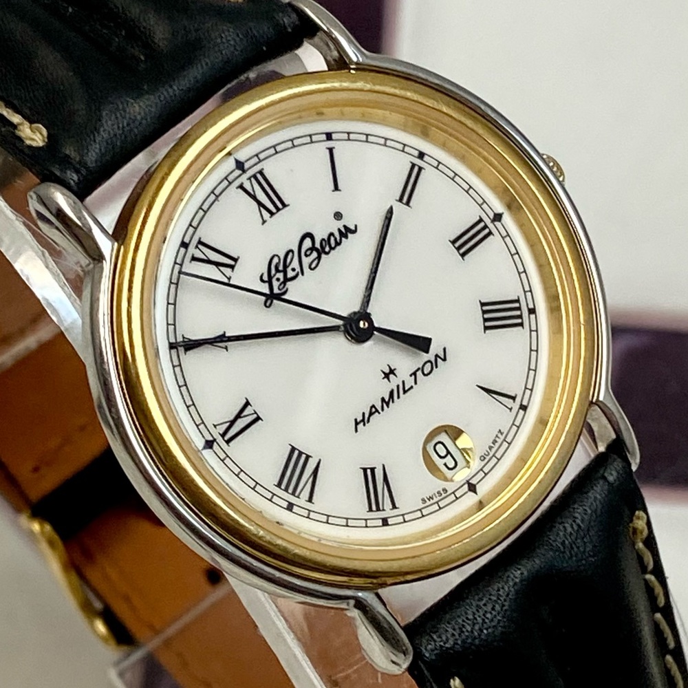 Vintage Hamilton x LL Bean Swiss Quartz Two-tone Men’s / Unisex Watch 8982 - Picture 3 of 16